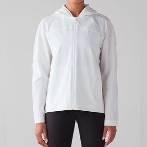 #127 NWOT Lululemon On the Fly Jacket
White - Sz 12. (Rare)